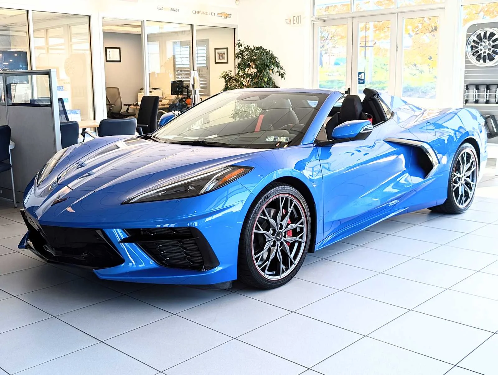 Used 2024 Riptide Blue Metallic Chevrolet 3LT image 37