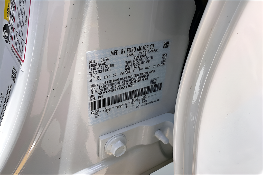 New 2026 Star White Metallic Tri-coat Ford Select image 12