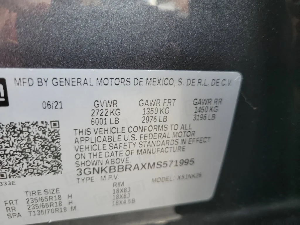 Certified Used 2021 IRON GRAY METALLIC Chevrolet LT image 33