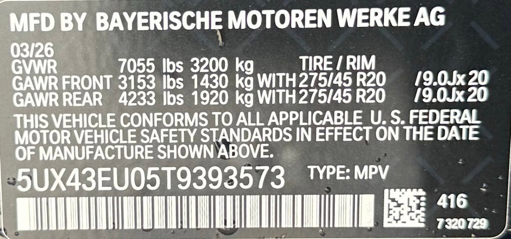 New 2026 Carbon Black Metallic BMW xDrive50e image 41