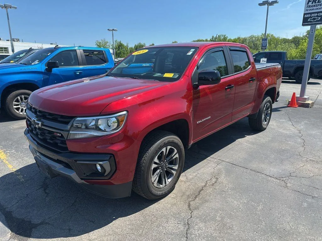 Used 2021 Cherry Red Chevrolet Z71 image 5