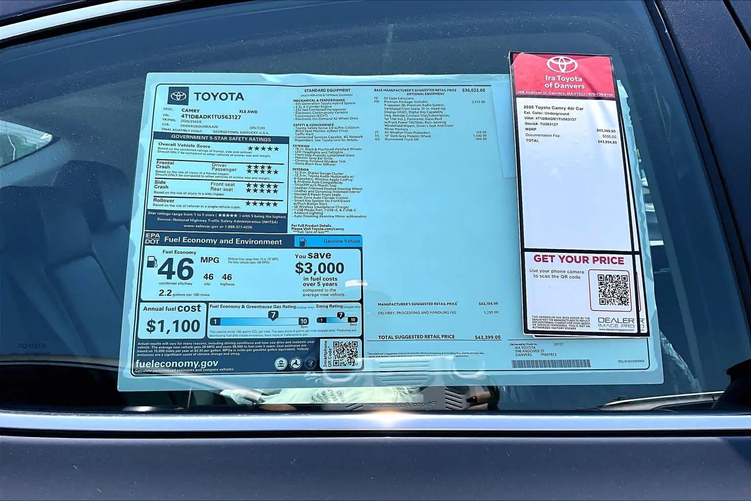 New 2026 Underground Toyota XLE image 21