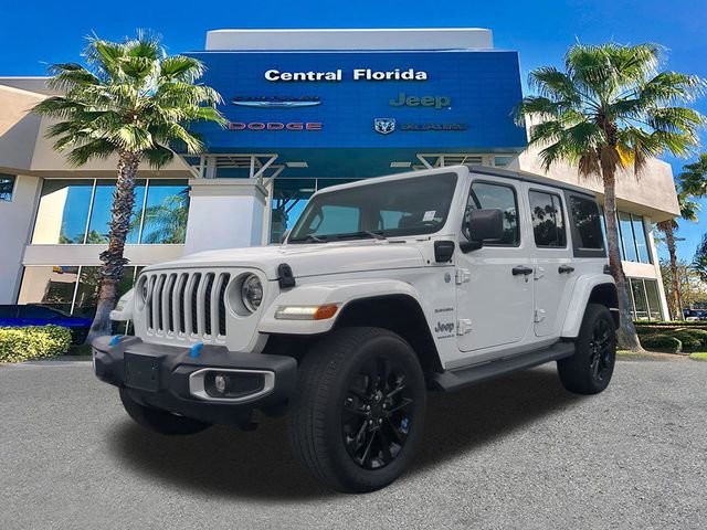 Used 2023 White Jeep Sahara 4xe image 9