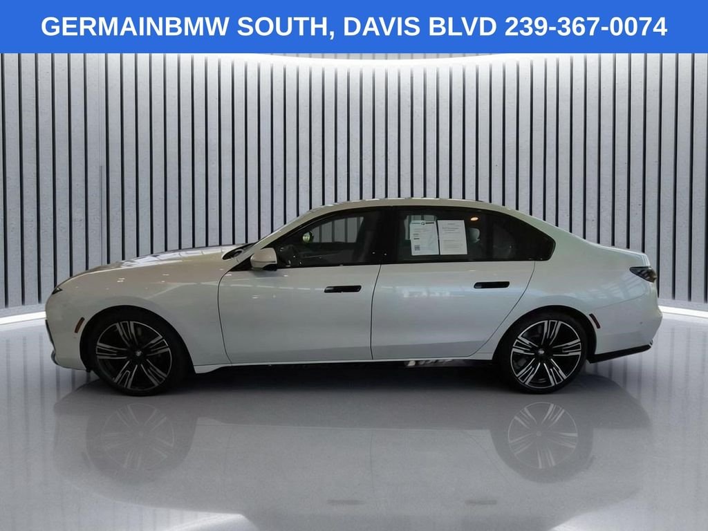 Certified Used 2025 White Metallic BMW 760i xDrive image 8