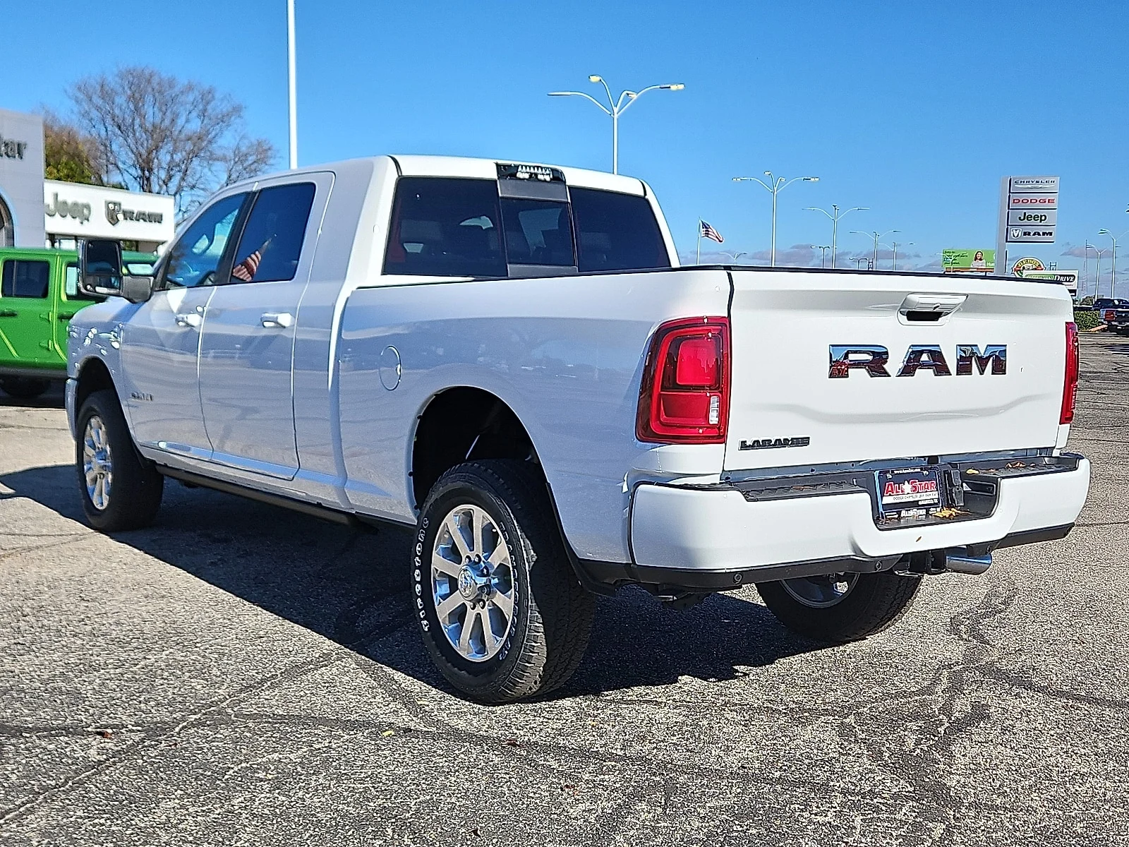 New 2026 Bright White Ram LARAMIE MEGA CAB 4X4 6