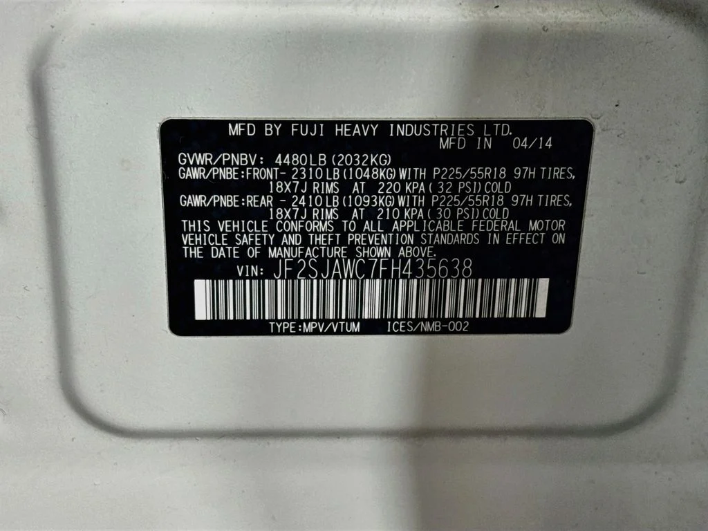 Used 2015 White Subaru 2.5i Touring image 41