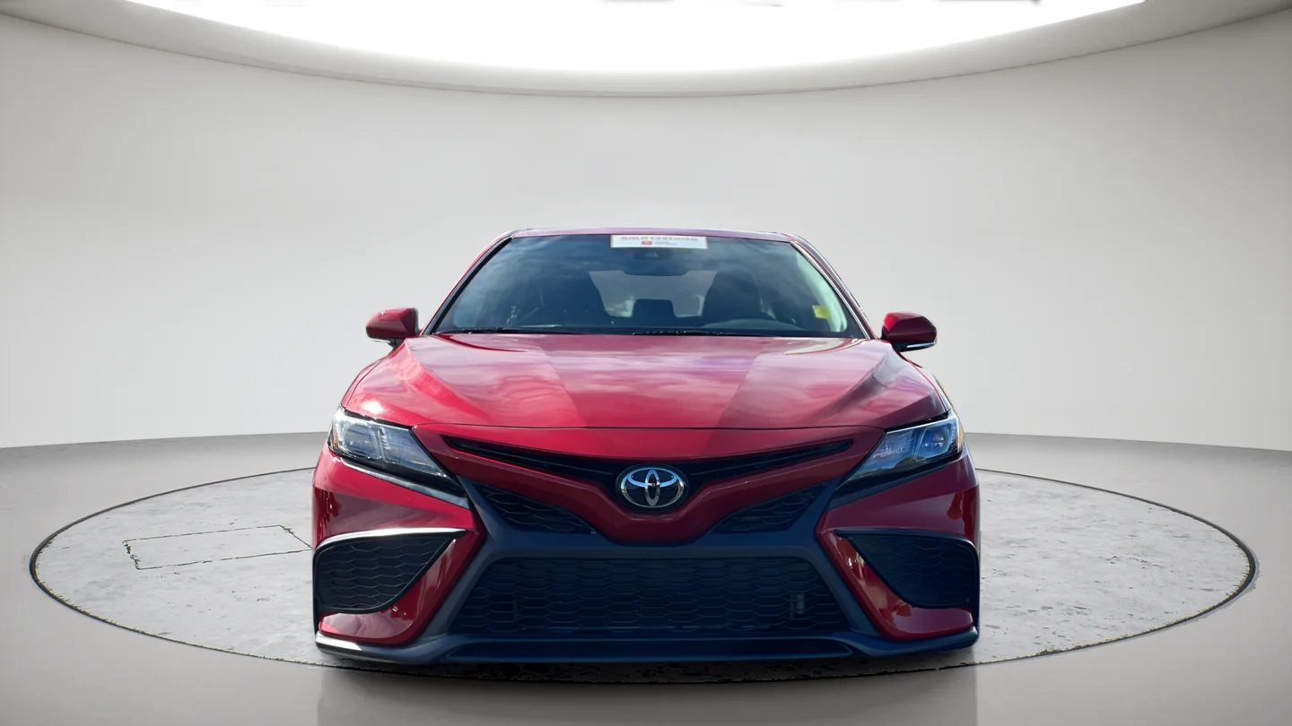Certified Used 2023 Red Toyota SE image 2