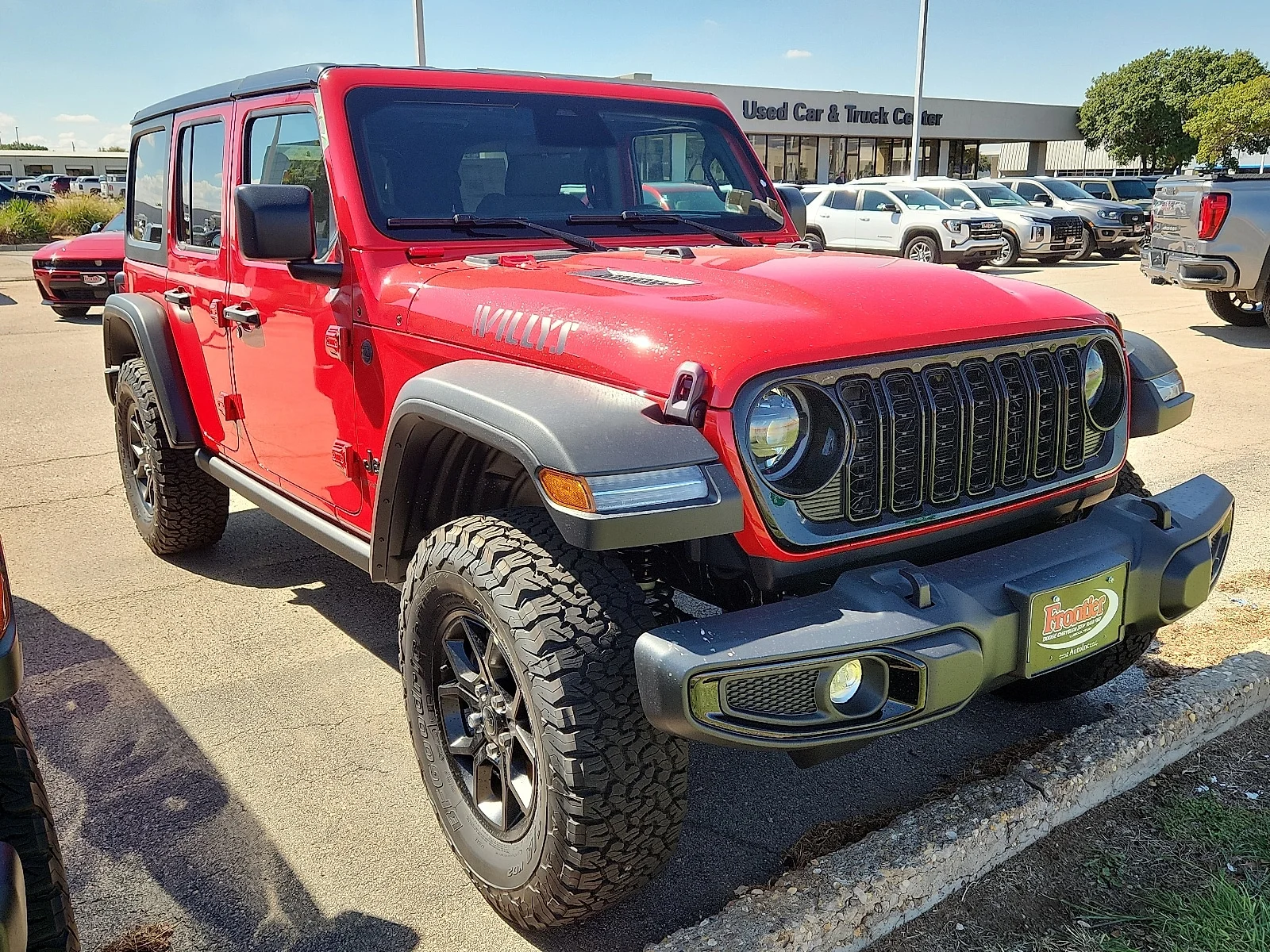 New 2027 Firecracker Red Clear-Coat  Paint Jeep 4-DOOR WILLYS image 5