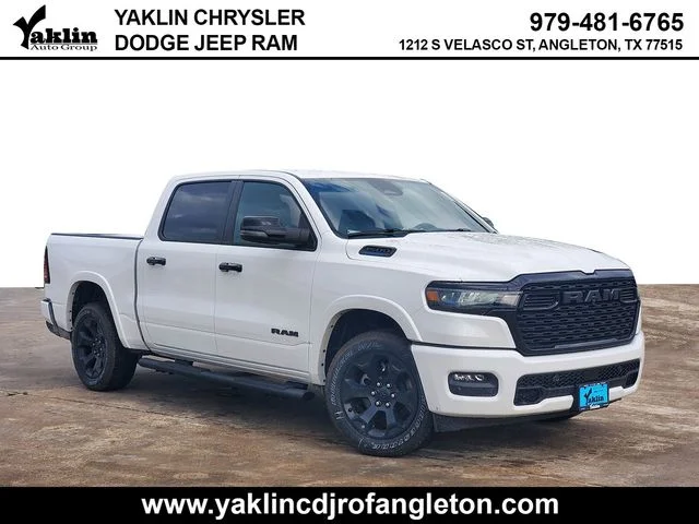 New 2026 Bright White Clear-Coat Exterior Paint RAM Big Horn/Lone Star image 1