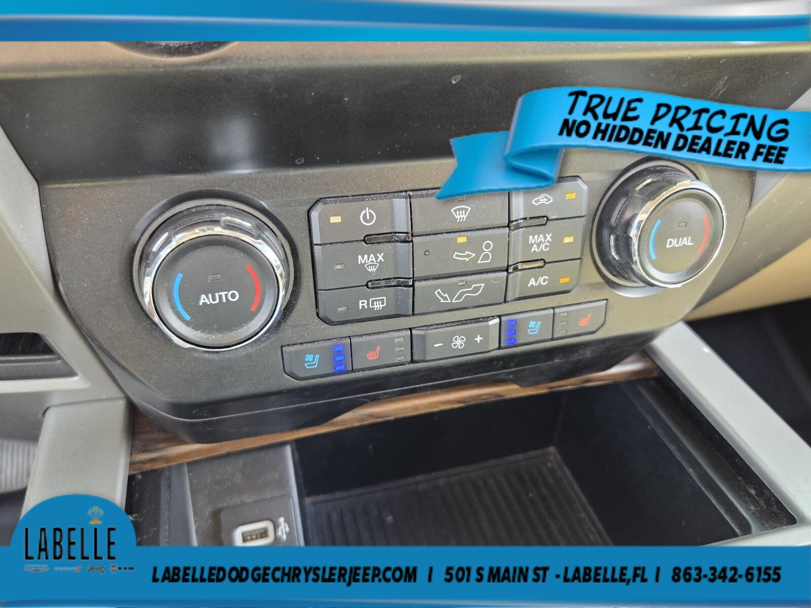Certified Used 2020 Agate Black Metallic Ford V8 FFV Crew Cab Lariat image 26