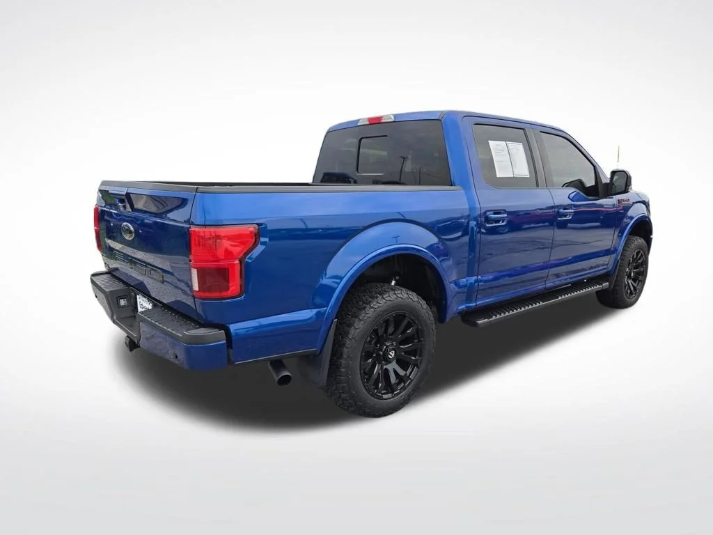 Used 2018 Blue Ford Lariat image 3