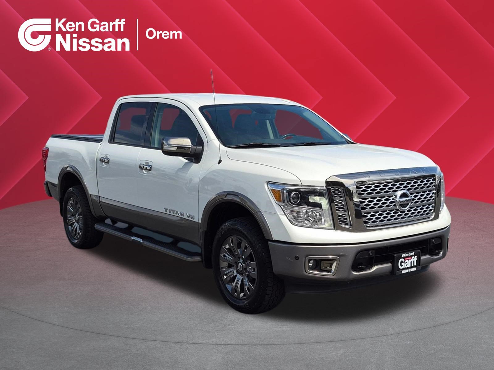Used 2018 Pearl White Nissan Platinum Reserve image 1