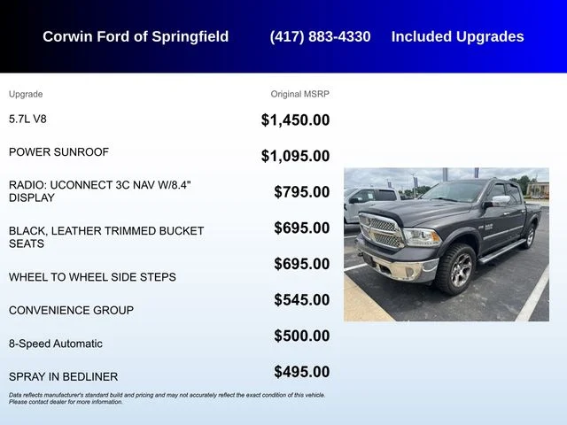 Used 2017 Gray Ram Laramie image 5