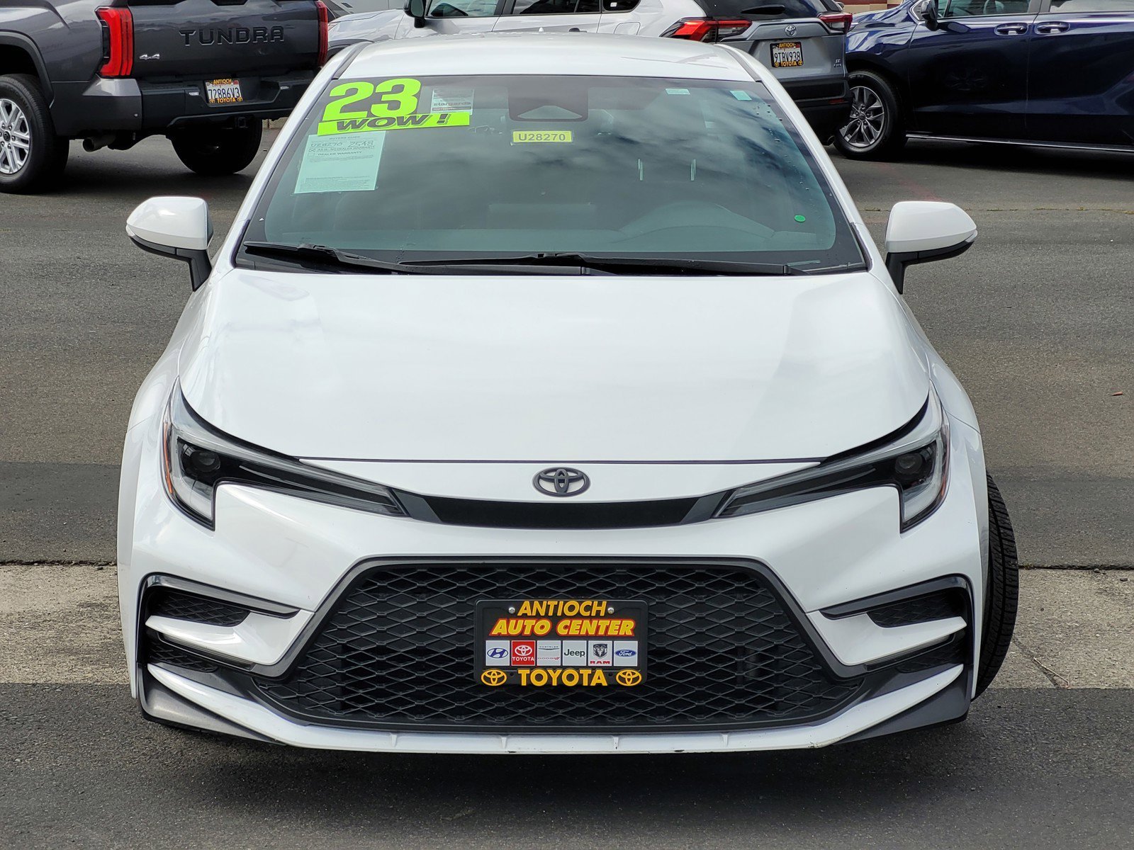 Used 2023 White Toyota SE image 2