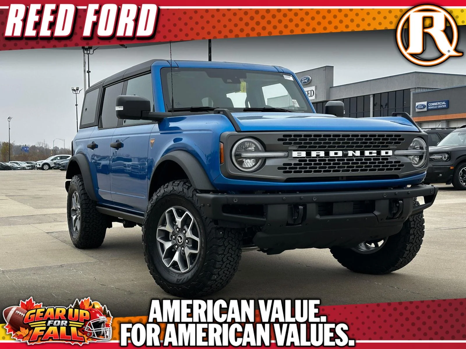 New 2025 Velocity Blue Metallic Ford Badlands® image 1