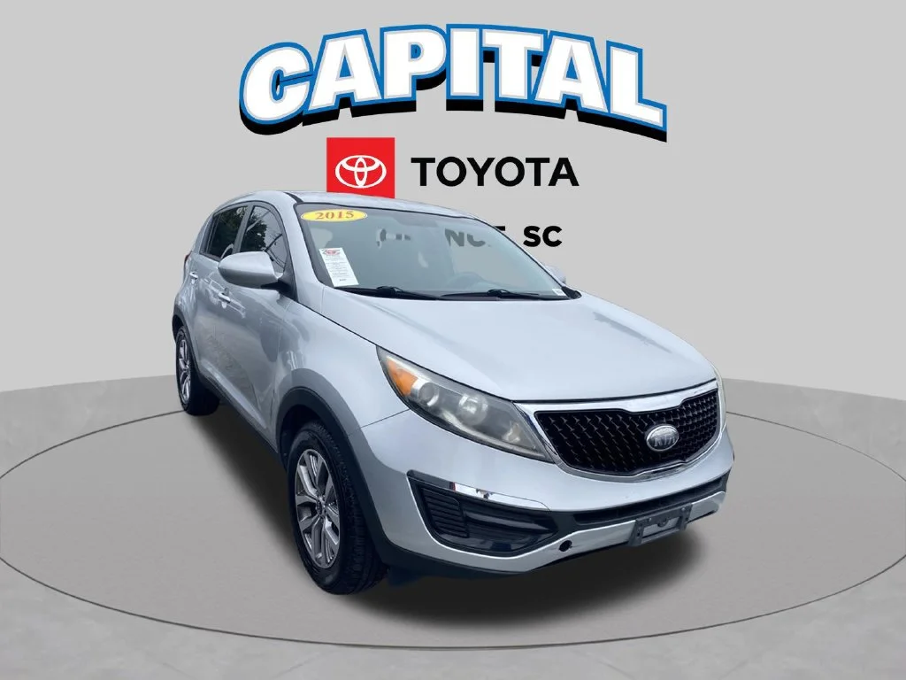 Used 2015 Silver Kia LX image 1