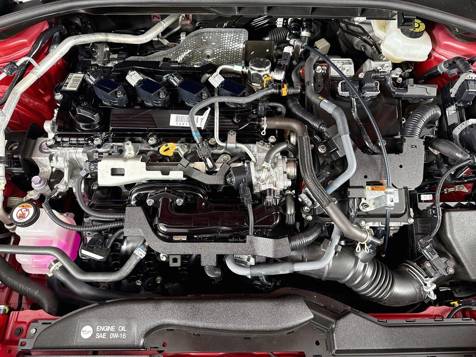 Certified Used 2024 Barcelona Red Metallic/Jet Black Toyota Hybrid Nightshade Edition image 37