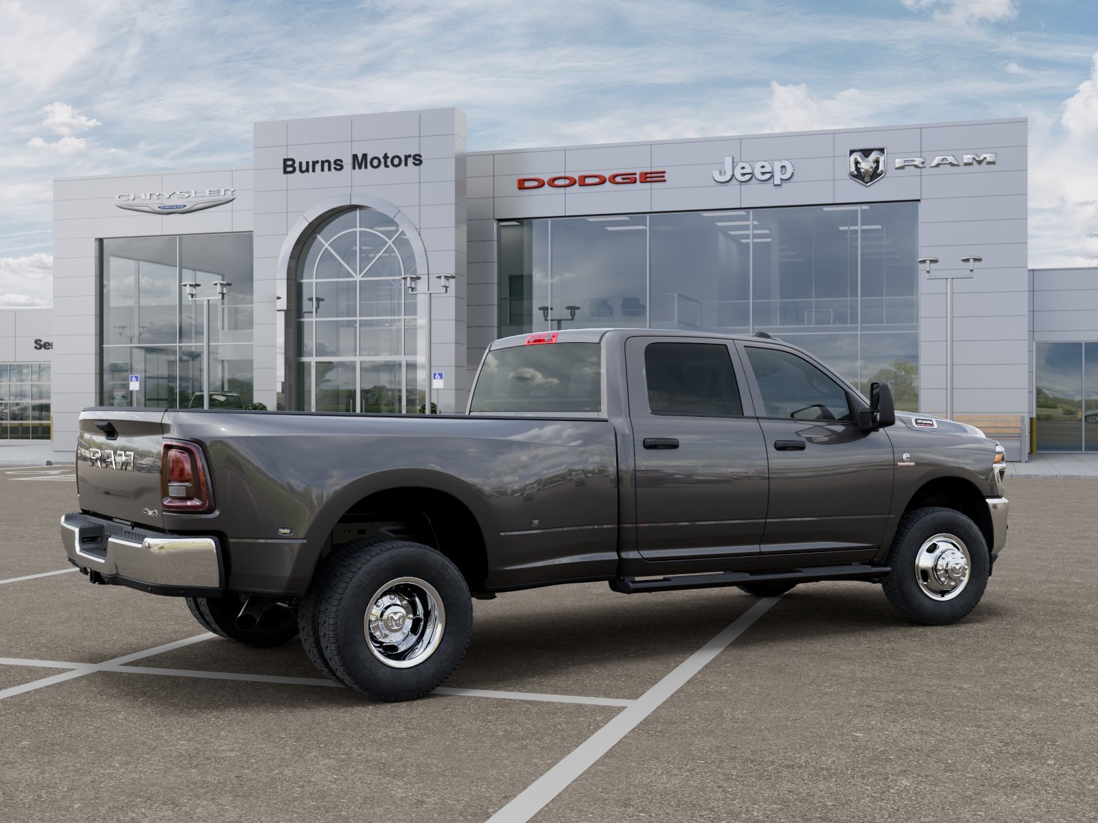 New 2026 Granite Crystal Metallic Clear-Coat Exterior Paint RAM Tradesman Dually image 30