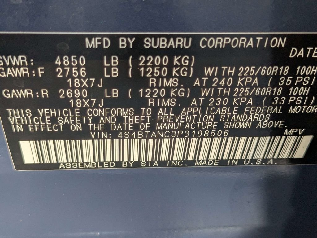 Used 2023 Blue Subaru Limited image 21
