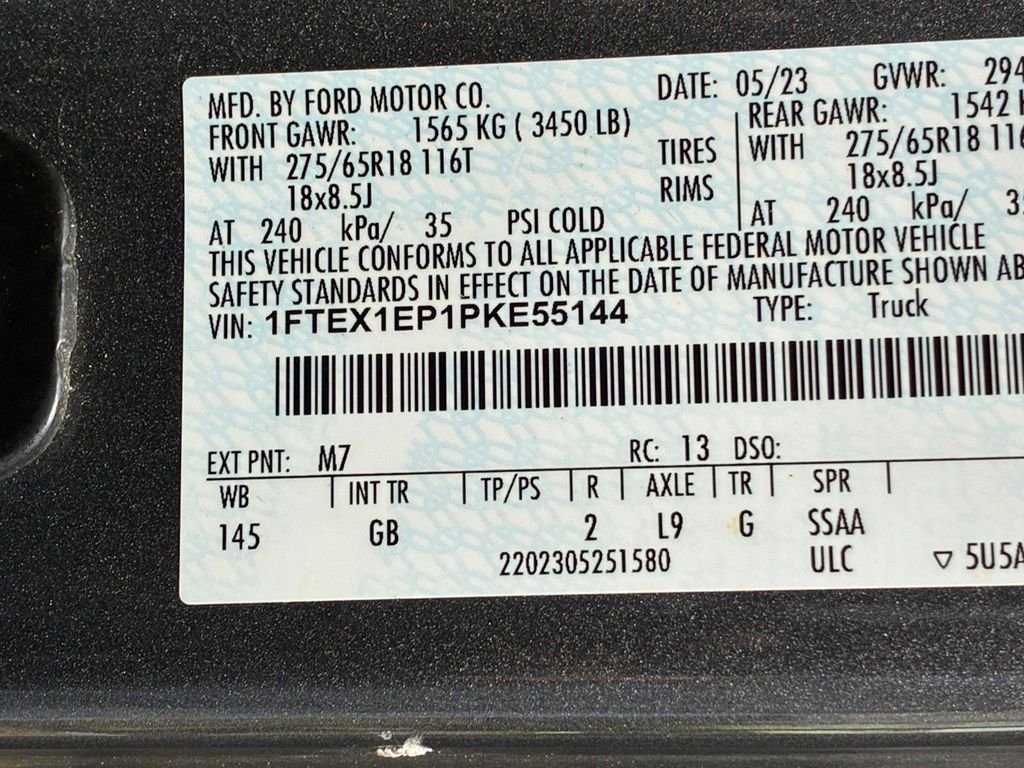 Certified Used 2023 Gray Metallic Ford XL image 54