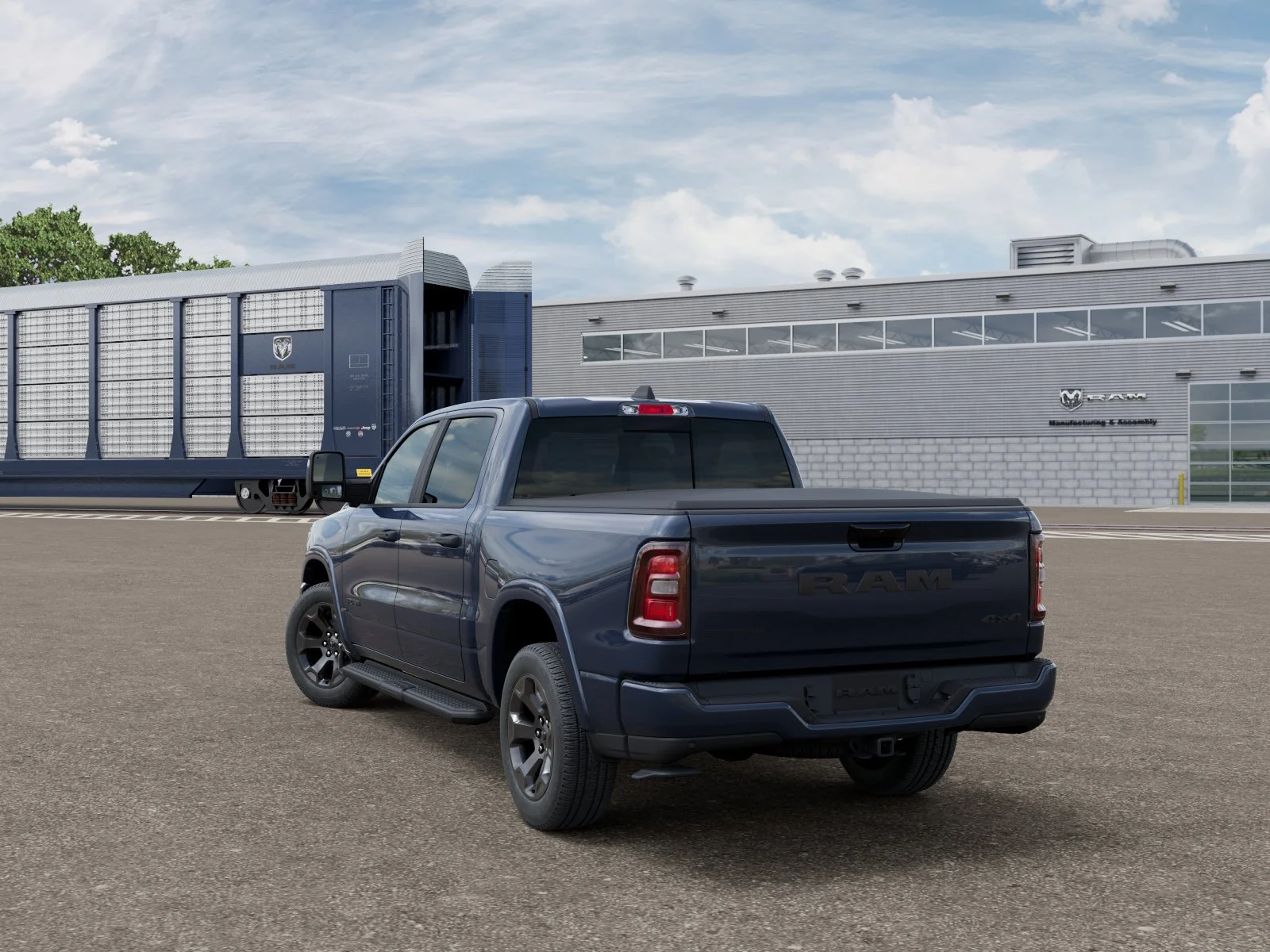 New 2027 Forged Blue Metallic Exterior Paint RAM Big Horn/Lone Star image 30