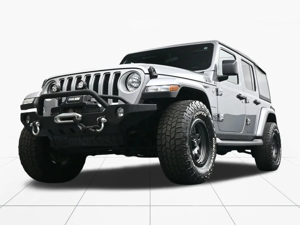 Used 2020 Billet Silver Metallic Jeep Unlimited Sahara image 40