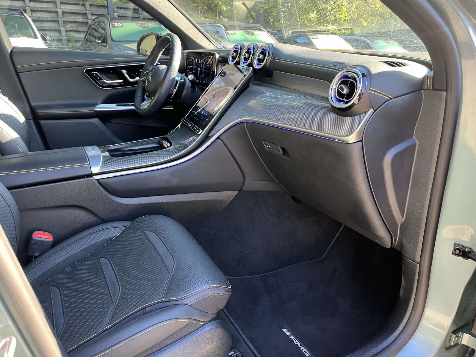 Certified Used 2025 Verde Silver Metallic Mercedes-Benz AMG® GLC 63 S E Performance 4MATIC® Coupe image 55
