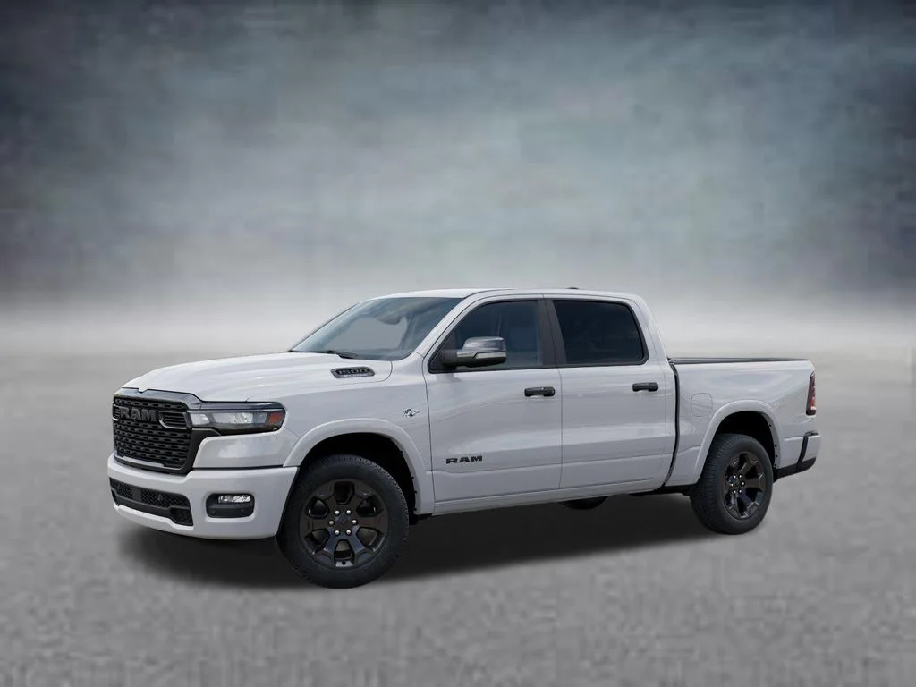 New 2026 Bright White Clear-Coat Exterior Paint RAM Big Horn/Lone Star image 2