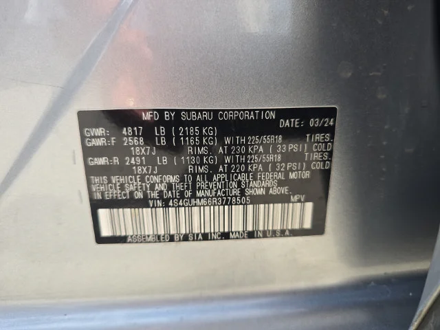 Used 2024 Silver Subaru Limited image 29