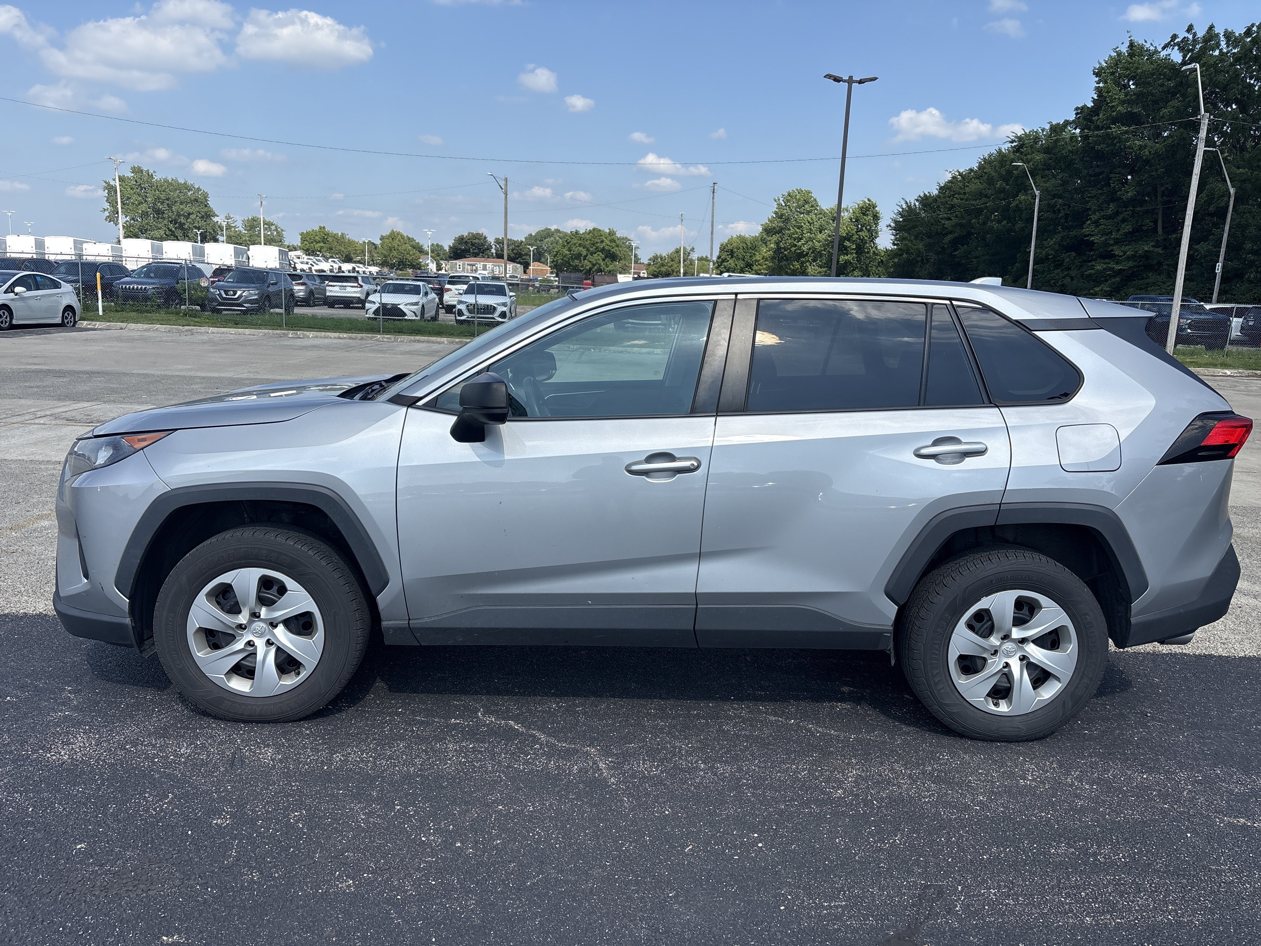 Used 2022 Silver Sky Metallic Toyota LE image 1