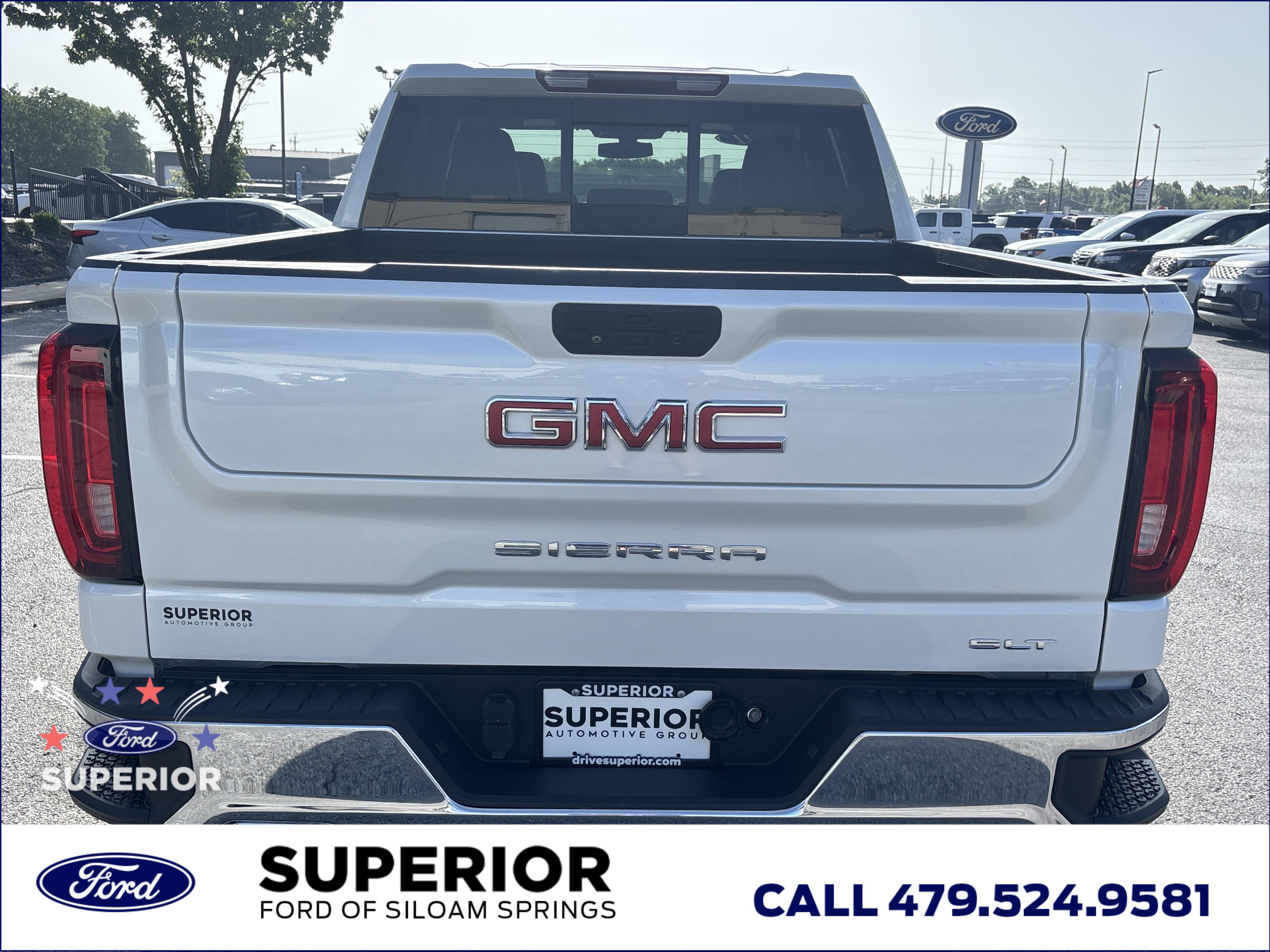 Used 2021 White Frost Tricoat GMC SLT 4WD image 5