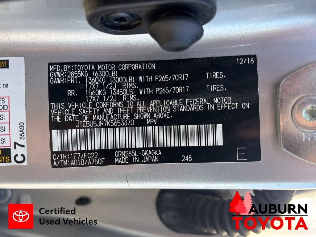 Certified Used 2019 Classic Silver Metallic Toyota TRD Off-Road image 28