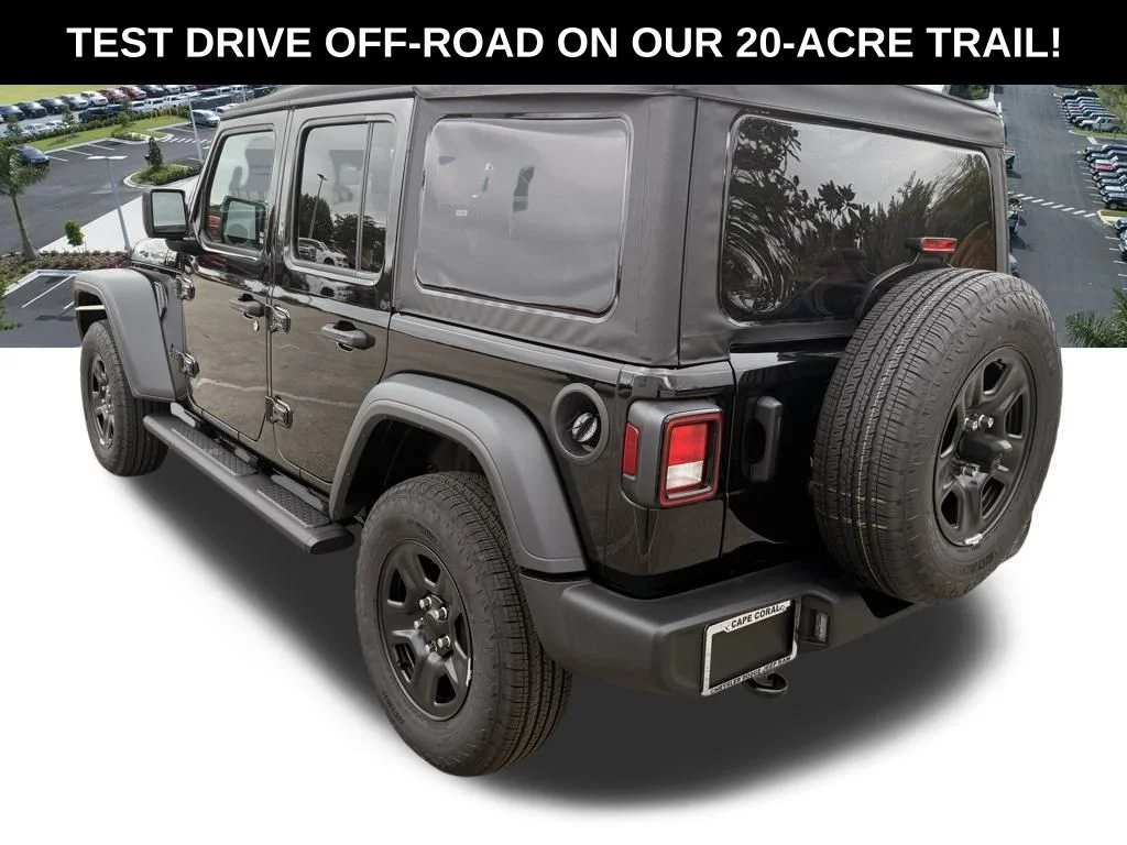 New 2026 Black Clear-Coat Exterior Paint Jeep Sport image 6