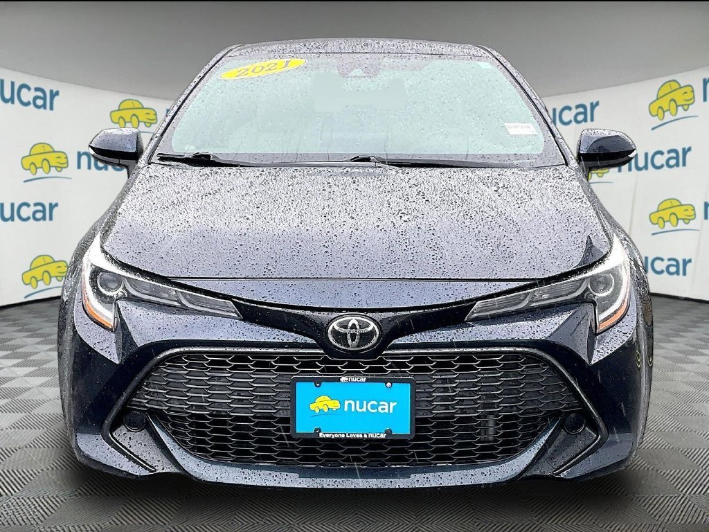 Used 2021 Blue Toyota SE image 2