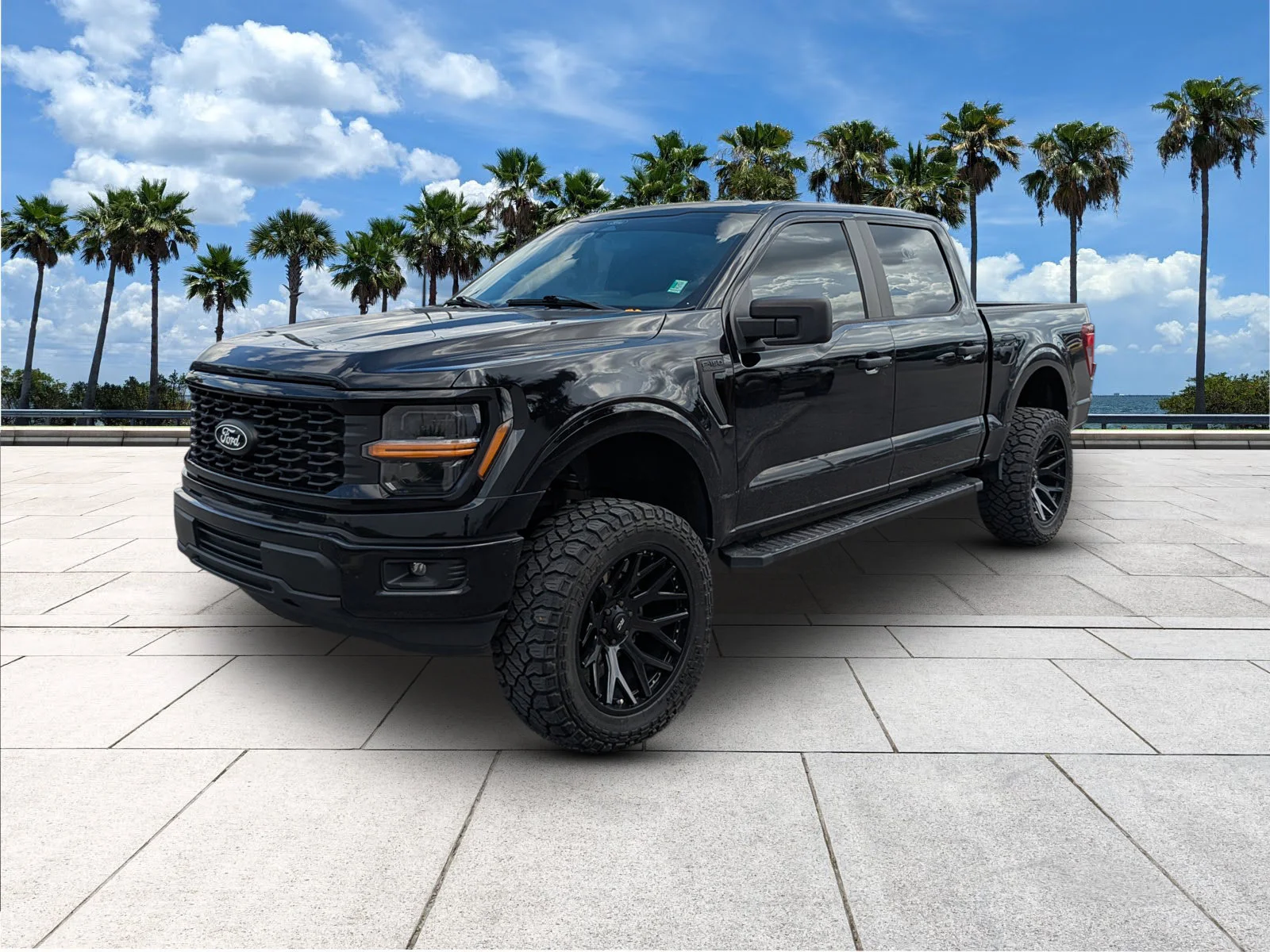 Used 2024 Agate Black Metallic Ford STX image 3
