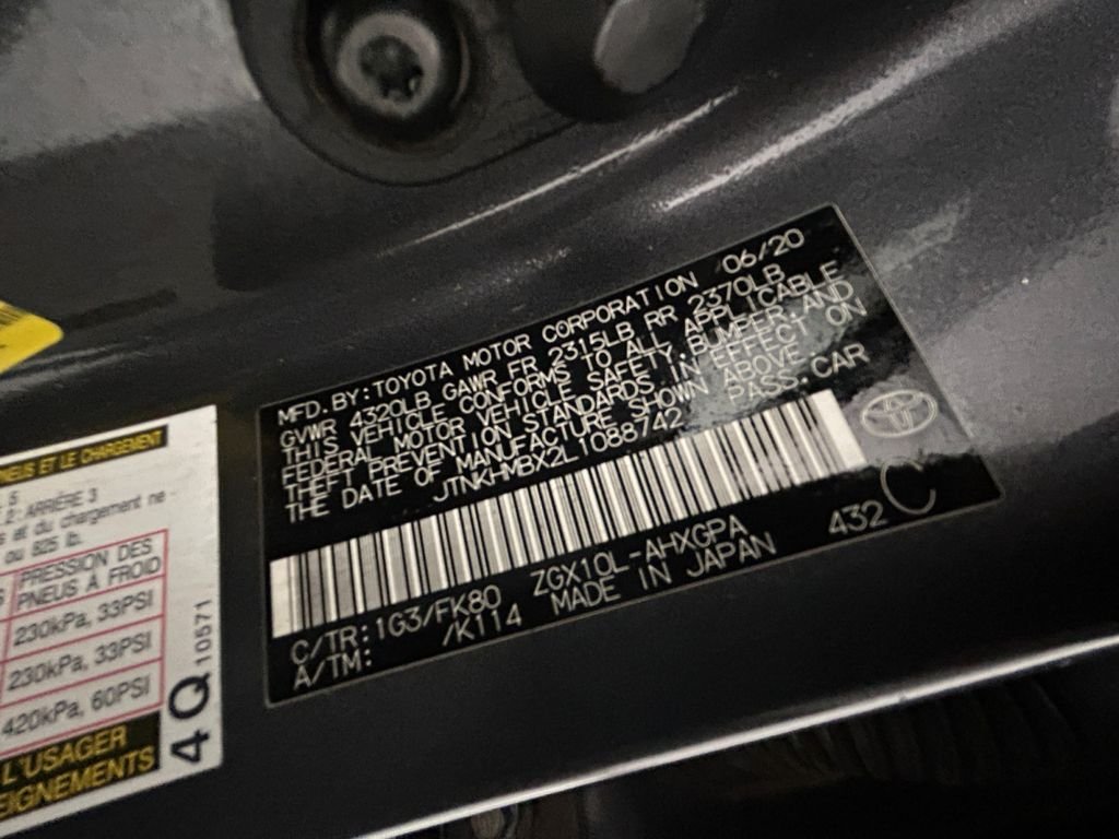 Used 2020 Gray Toyota XLE image 20
