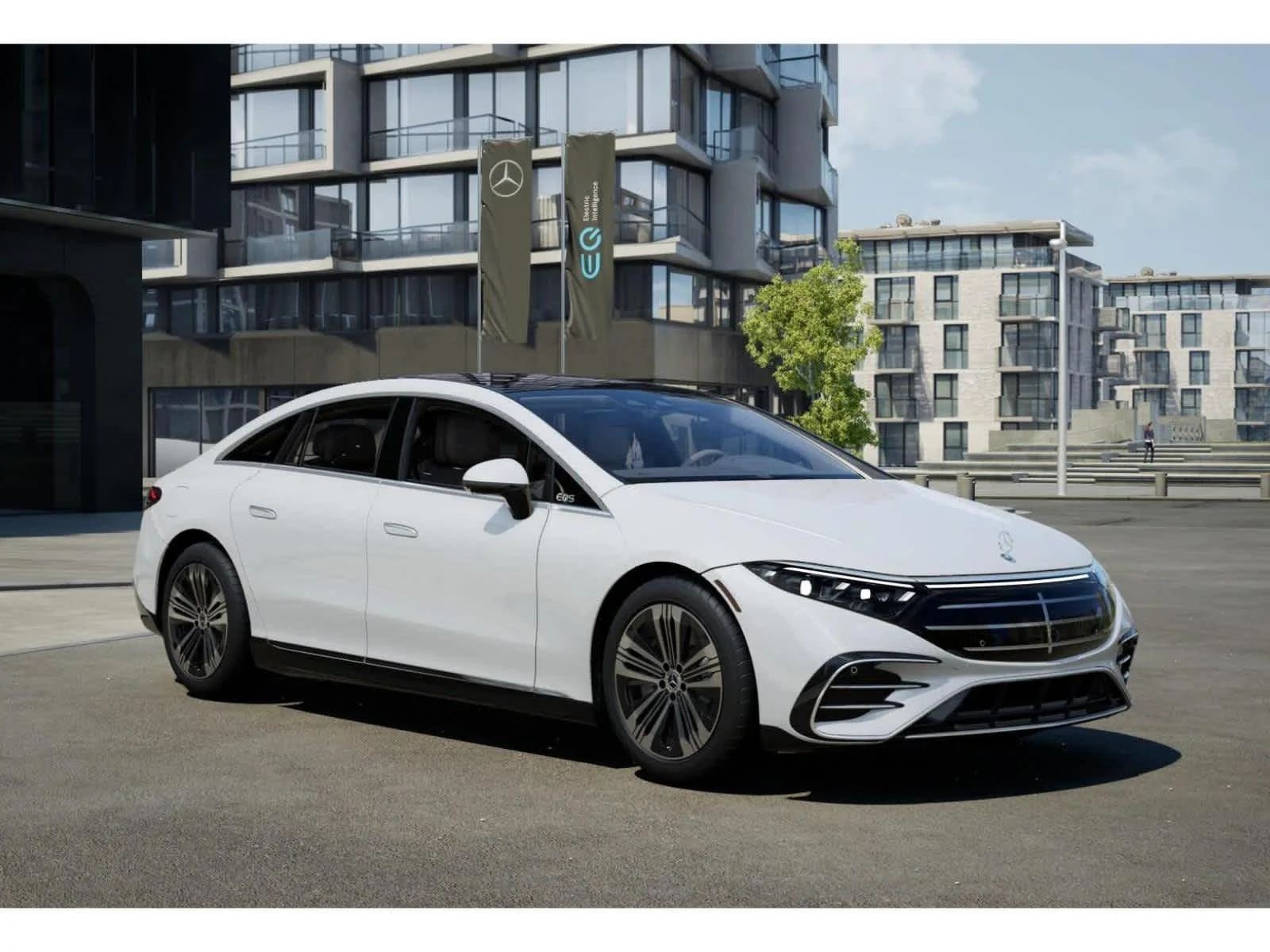 New 2026 Polar White Mercedes-Benz EQS 450 image 10
