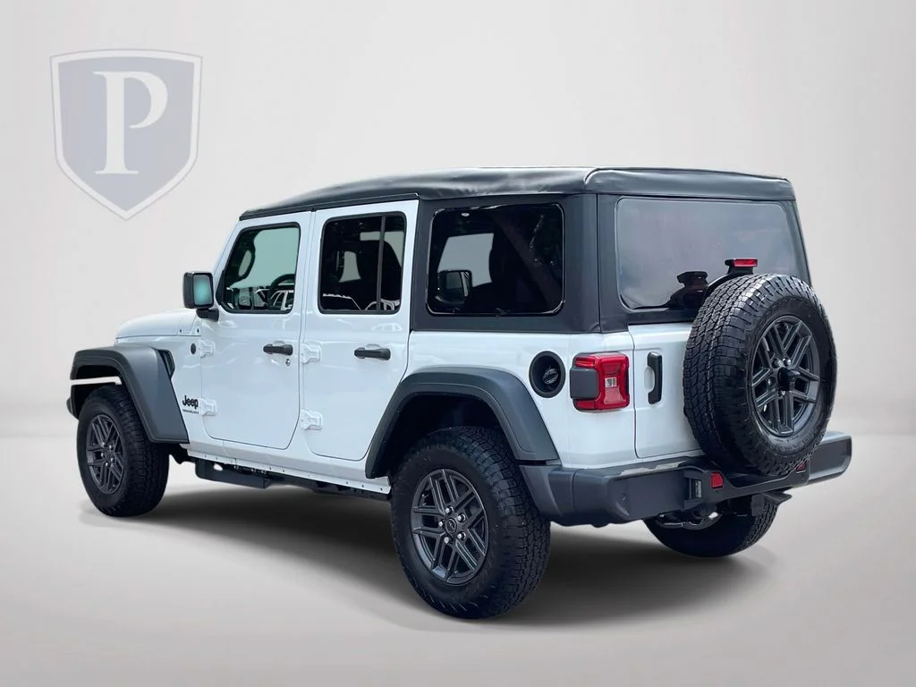 New 2026 Bright White Clear-Coat Exterior Paint Jeep Sport S image 6