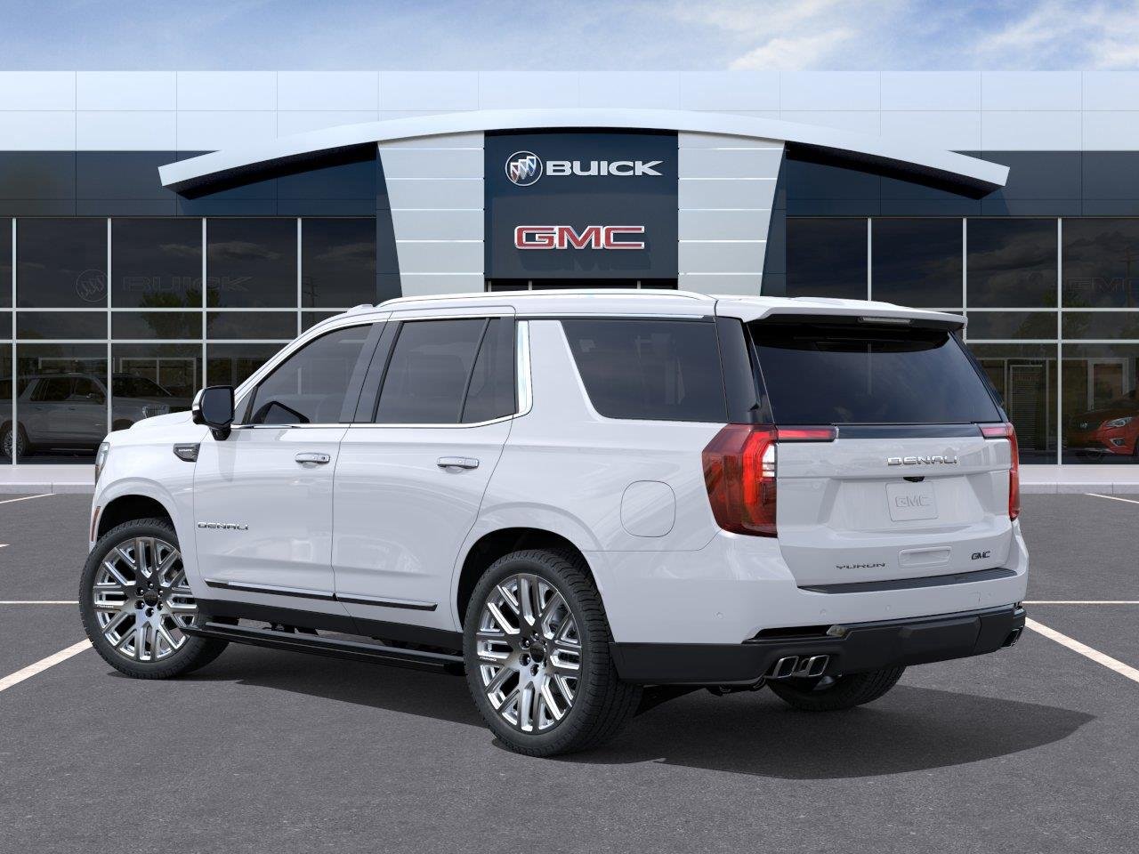 New 2026 Glacier White Tricoat GMC Denali Ultimate image 3