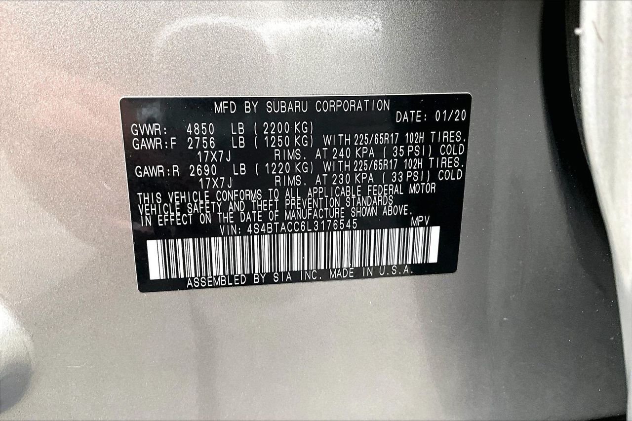Used 2020 Gray Subaru Premium image 16