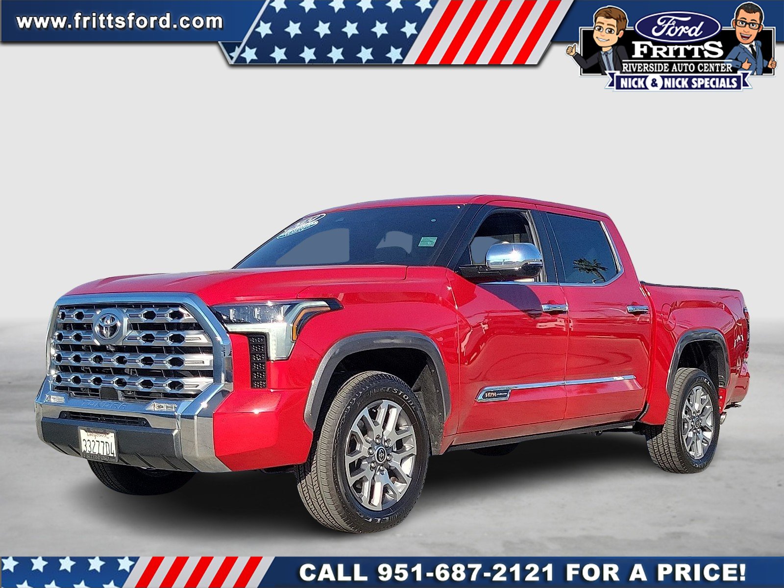 Certified Used 2024 Red Toyota 1794 Edition image 1