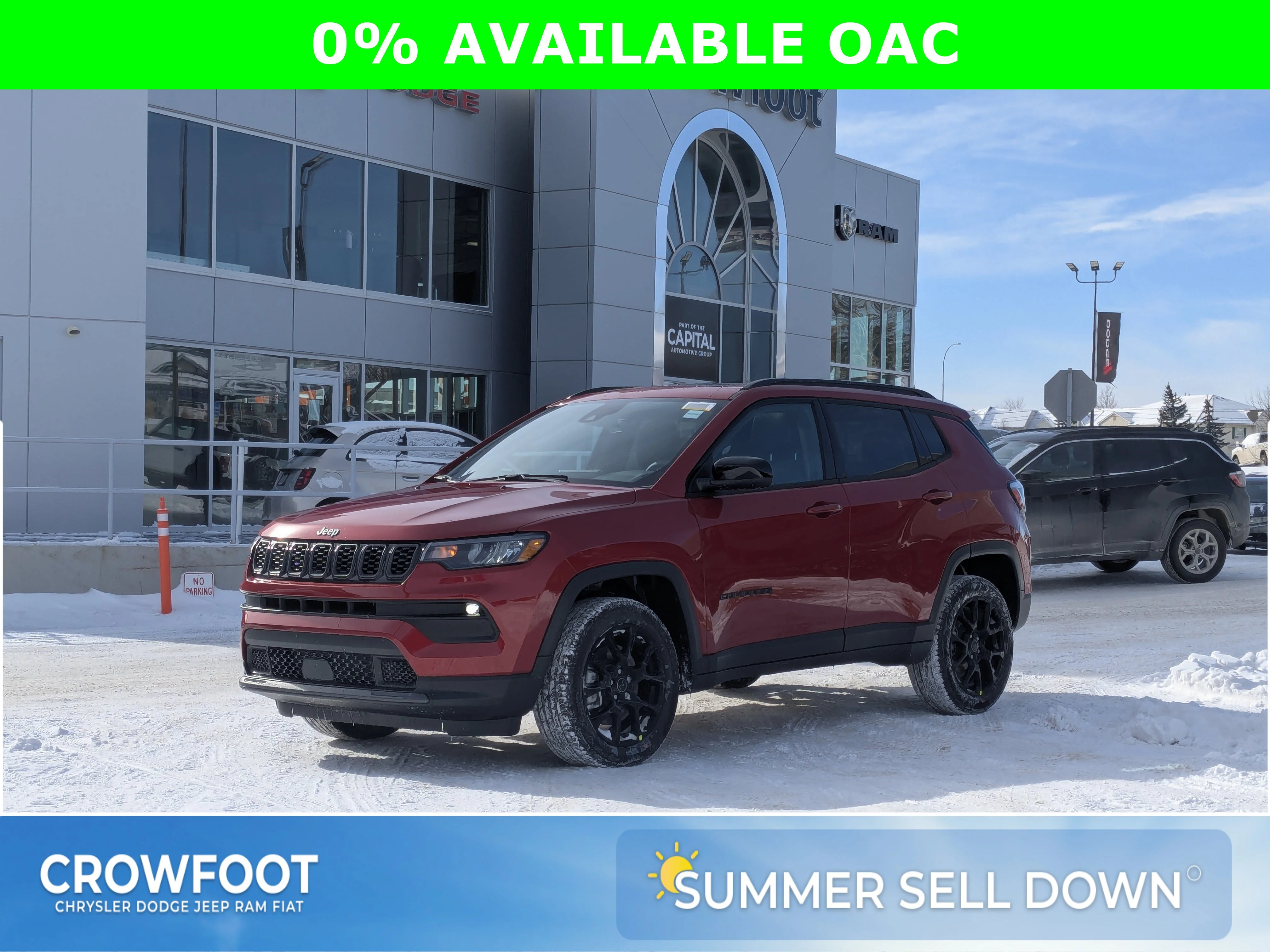 New 2026 Red Jeep North - Altitude Special Edition 18 Inch Black Wheels image 1