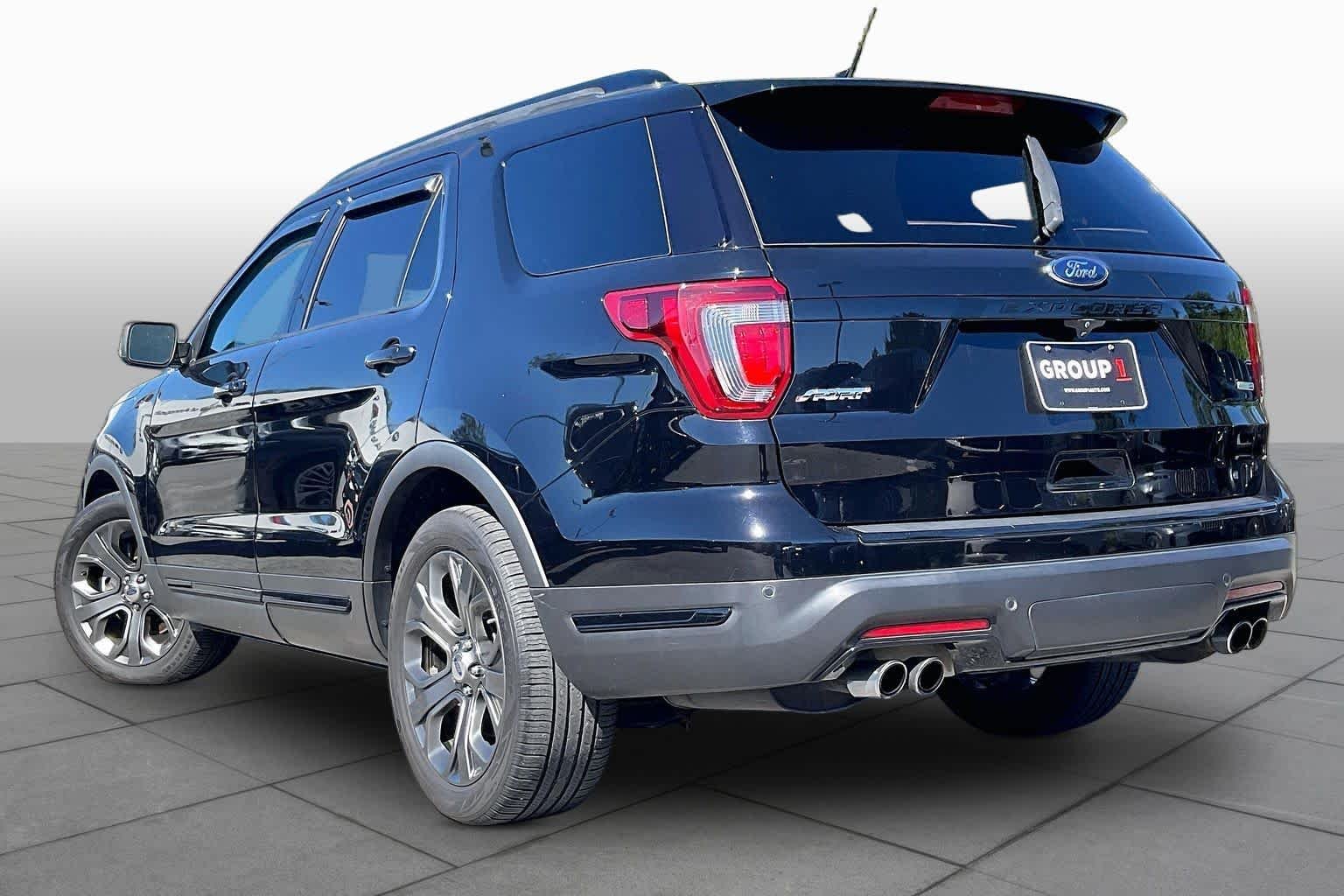Used 2018 Shadow Black Ford Sport image 11