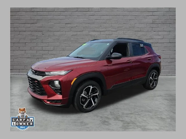 Used 2023 CRIMSON METALLIC Chevrolet RS image 1