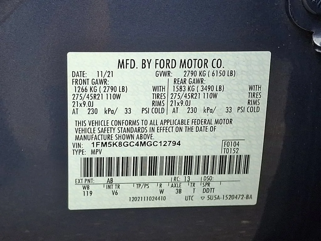 Used 2021 Blue Ford ST image 29