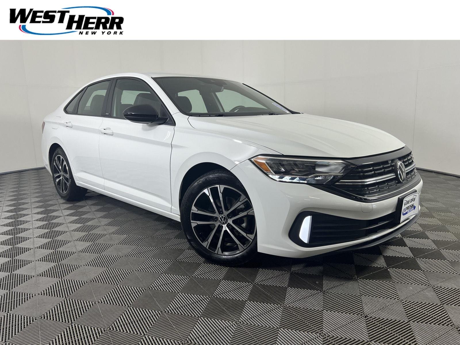 Used 2023 Pure White Volkswagen Sport image 1