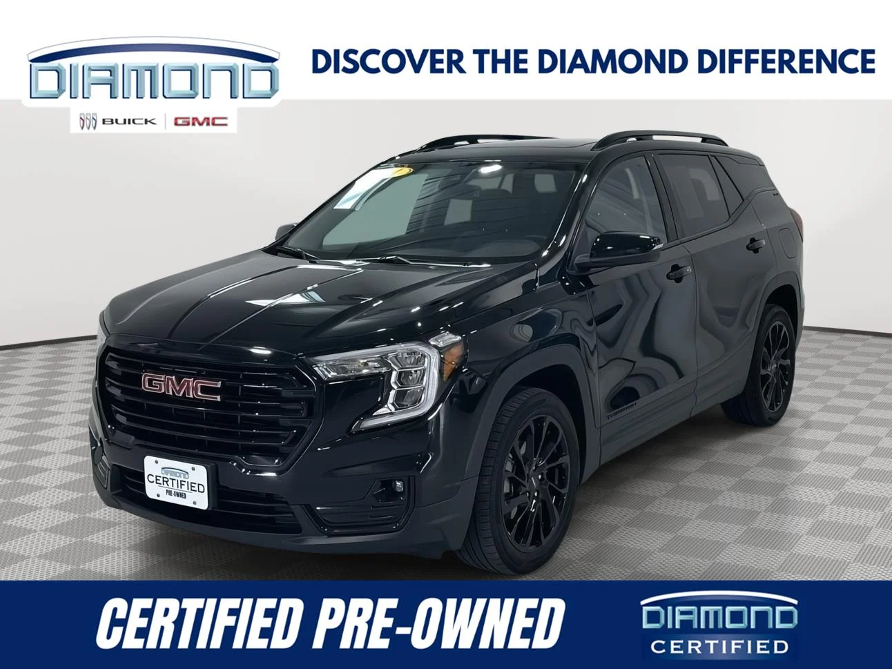 Used 2024 Ebony Twilight Metallic GMC SLT image 1