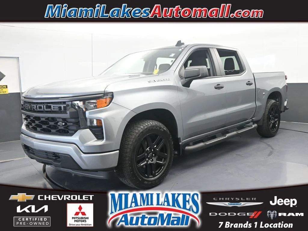 Used 2025 Sterling Gray Metallic Chevrolet Custom image 1