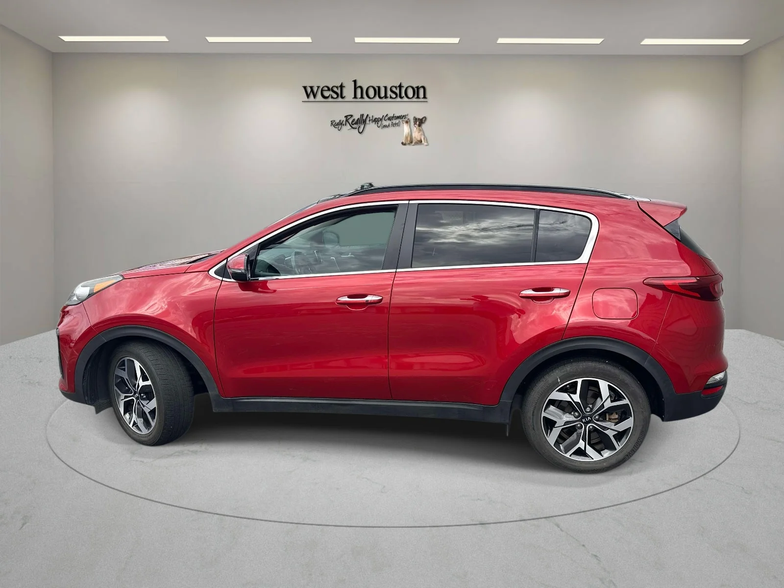 Used 2021 Hyper Red Kia EX image 8