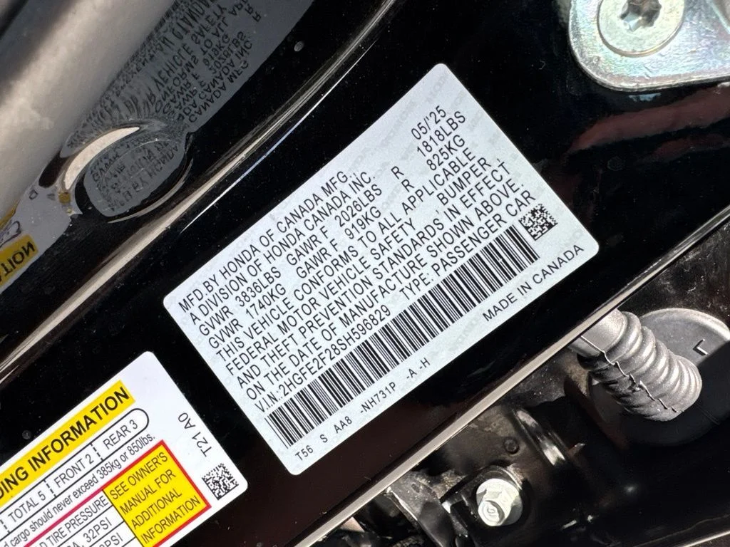 Used 2025 Black Honda LX image 27